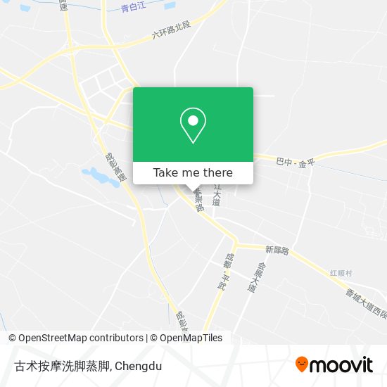 古术按摩洗脚蒸脚 map