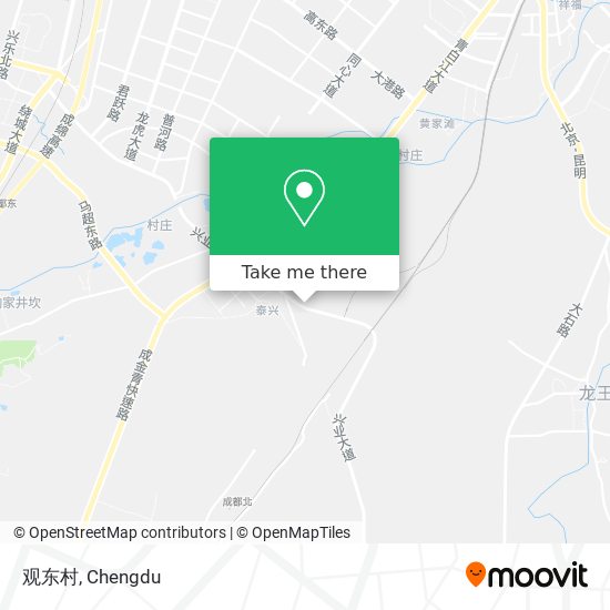 观东村 map