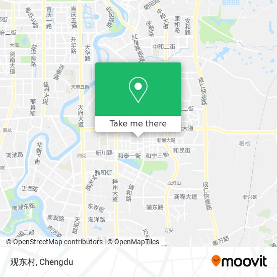 观东村 map
