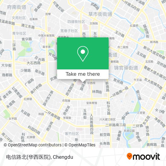 电信路北(华西医院) map
