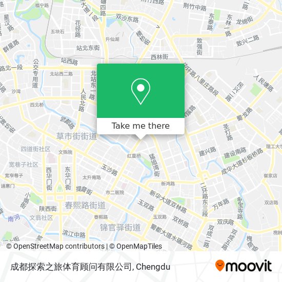 成都探索之旅体育顾问有限公司 map