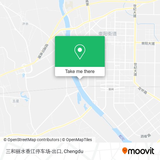 三和丽水香江停车场-出口 map