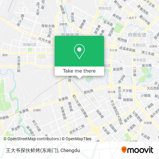 王大爷探伙鲜烤(东南门) map