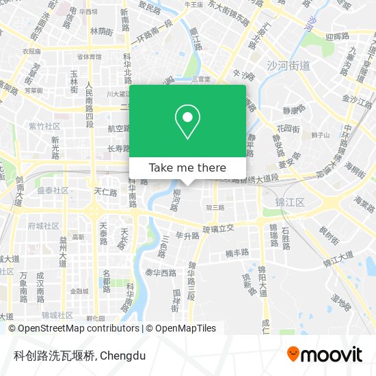 科创路洗瓦堰桥 map