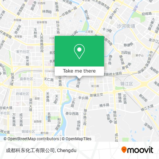 成都科东化工有限公司 map