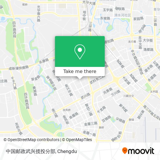 中国邮政武兴揽投分部 map