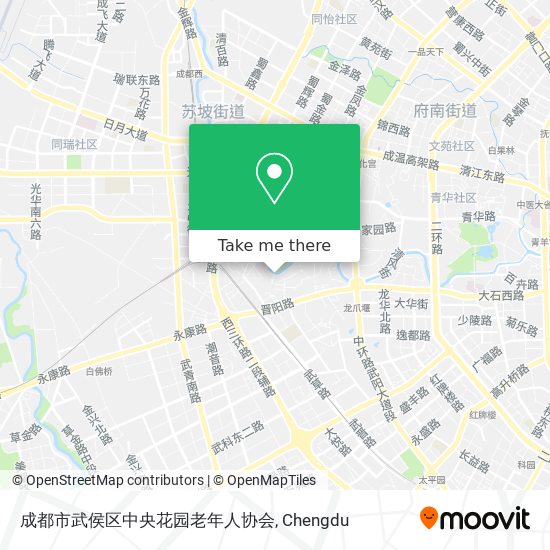 成都市武侯区中央花园老年人协会 map
