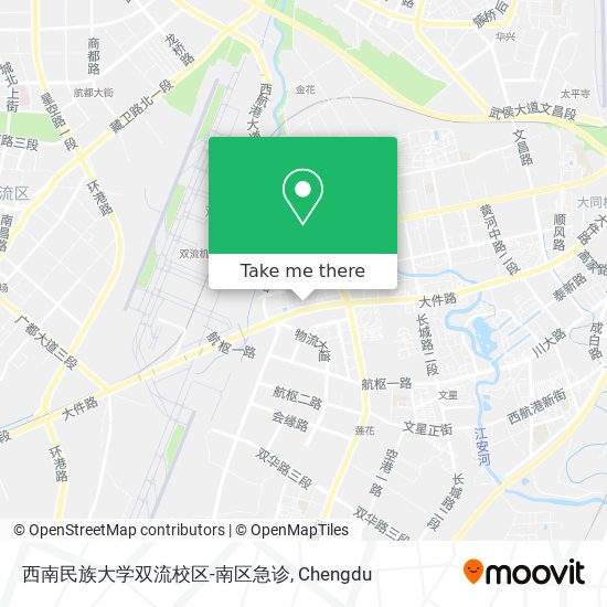 西南民族大学双流校区-南区急诊 map