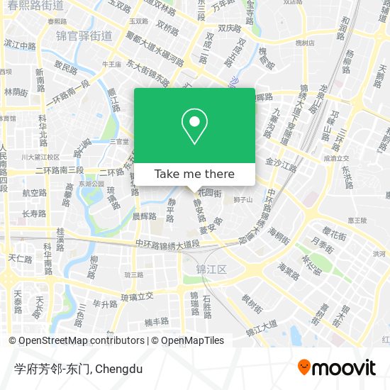 学府芳邻-东门 map