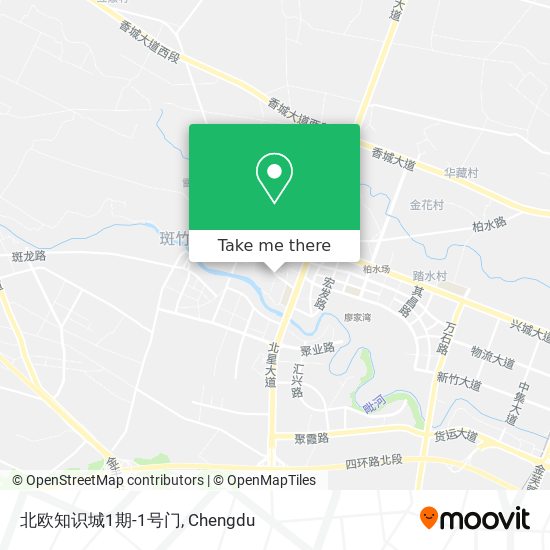 北欧知识城1期-1号门 map