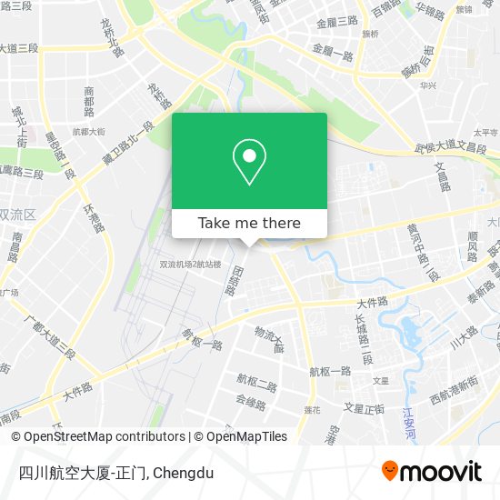 四川航空大厦-正门 map