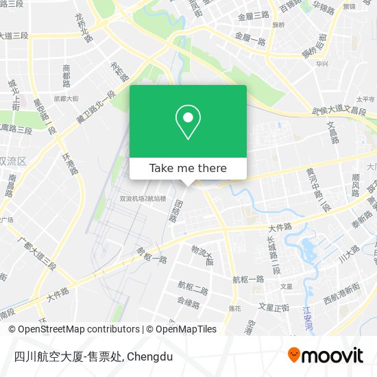 四川航空大厦-售票处 map