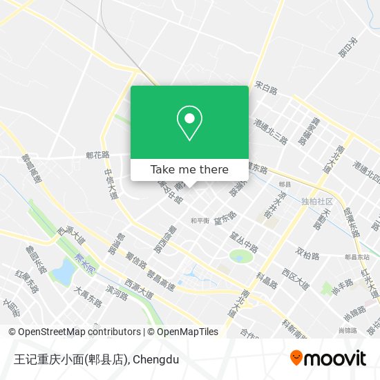 王记重庆小面(郫县店) map