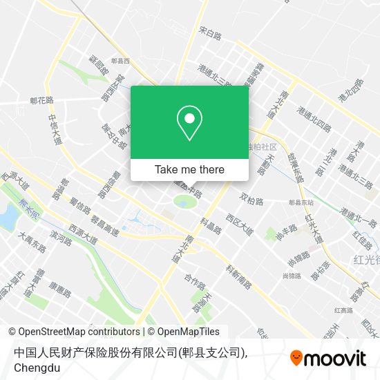 中国人民财产保险股份有限公司(郫县支公司) map