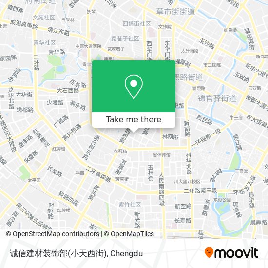 诚信建材装饰部(小天西街) map