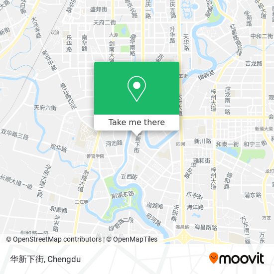 华新下街 map