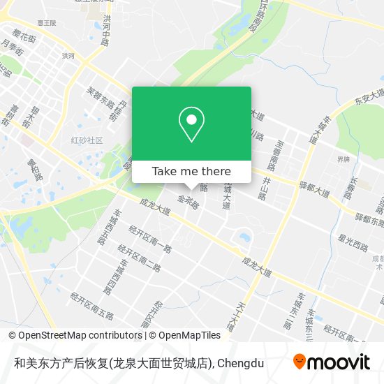 和美东方产后恢复(龙泉大面世贸城店) map