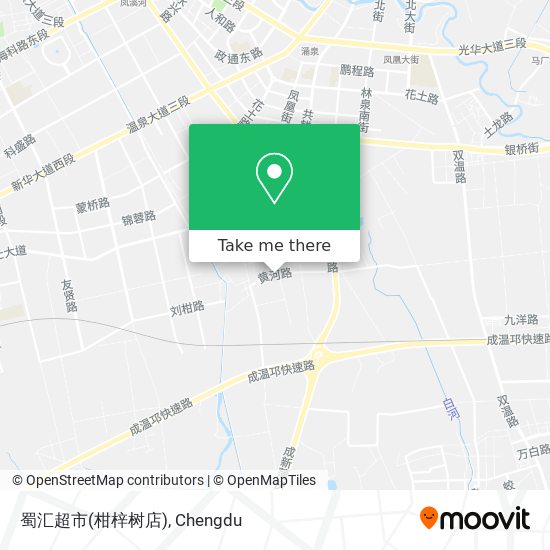 蜀汇超市(柑梓树店) map