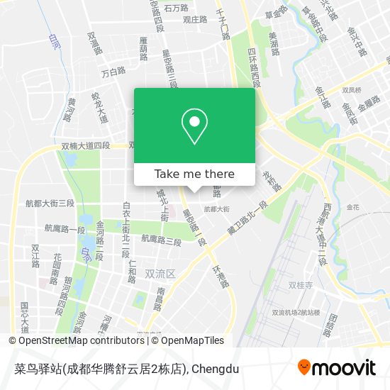 菜鸟驿站(成都华腾舒云居2栋店) map