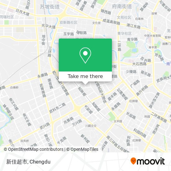 新佳超市 map