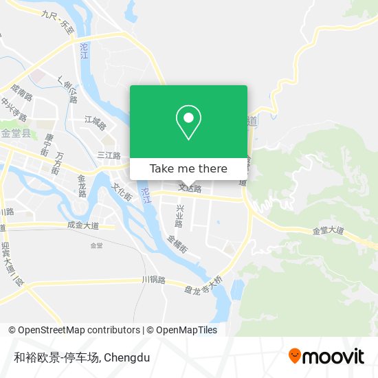 和裕欧景-停车场 map