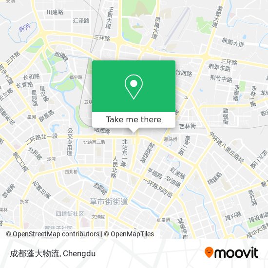 成都蓬大物流 map
