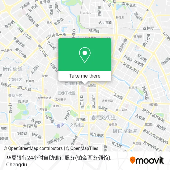 华夏银行24小时自助银行服务(铂金商务领馆) map
