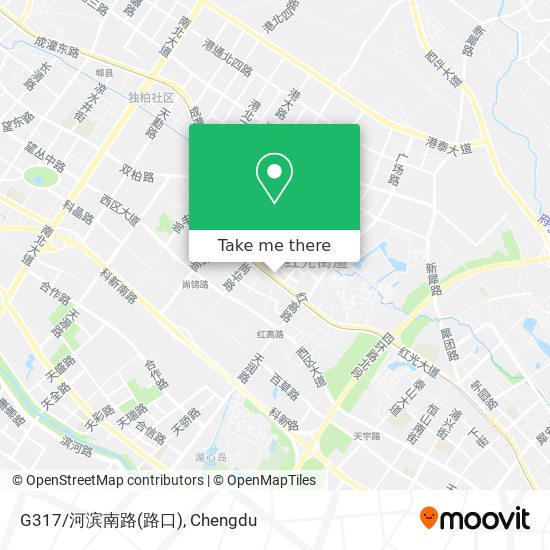 G317/河滨南路(路口) map