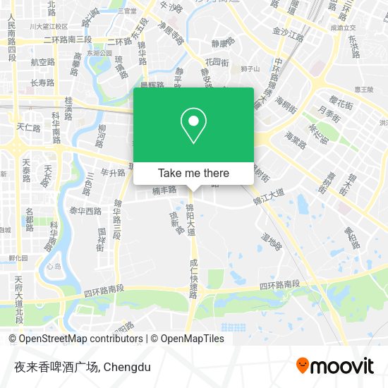 夜来香啤酒广场 map