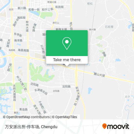 万安派出所-停车场 map