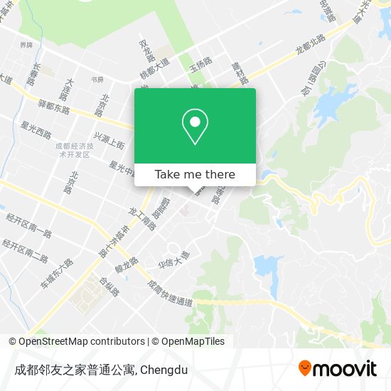 成都邻友之家普通公寓 map