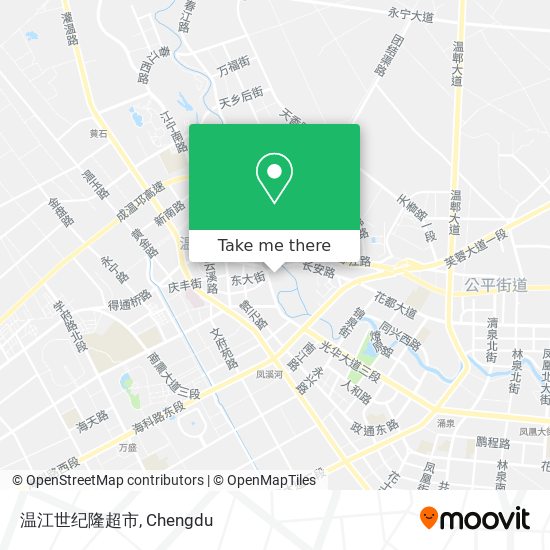 温江世纪隆超市 map