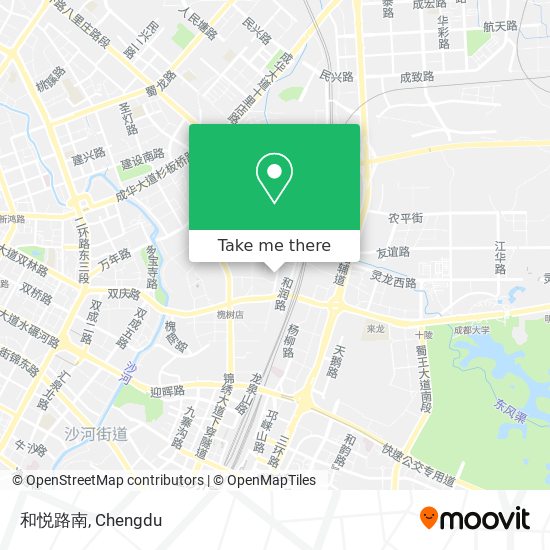 和悦路南 map