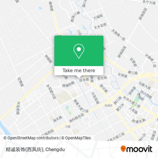 精诚装饰(西凤街) map