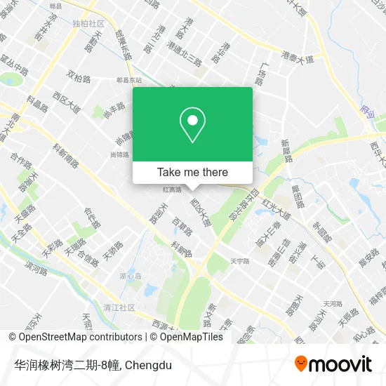 华润橡树湾二期-8幢 map