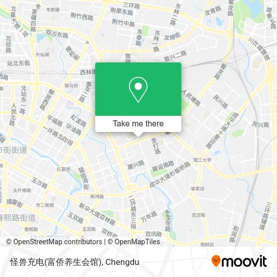 怪兽充电(富侨养生会馆) map