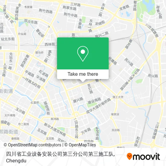 四川省工业设备安装公司第三分公司第三施工队 map