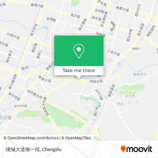 绕城大道南一段 map