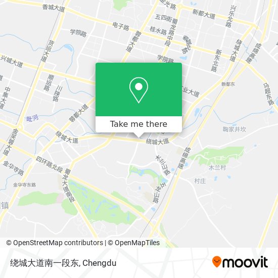 绕城大道南一段东 map