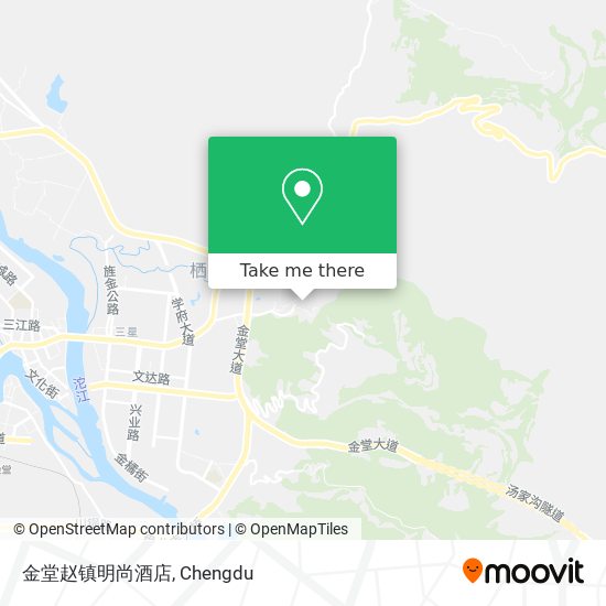 金堂赵镇明尚酒店 map