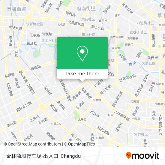 金林商城停车场-出入口 map