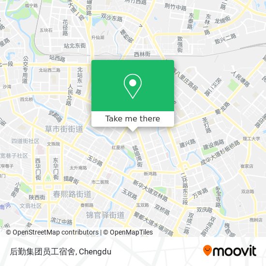 后勤集团员工宿舍 map