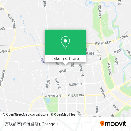 万联超市(鸿雁路店) map