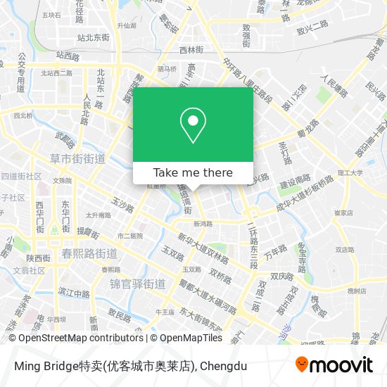 Ming Bridge特卖(优客城市奥莱店) map