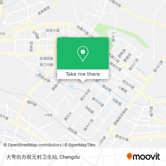 大弯街办双元村卫生站 map