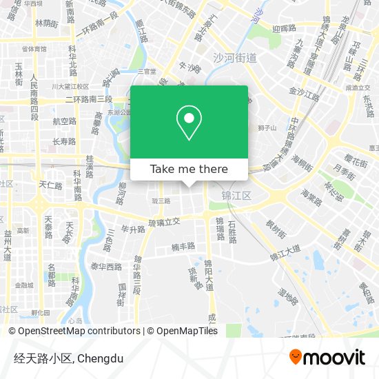 经天路小区 map