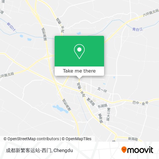 成都新繁客运站-西门 map