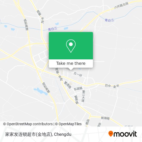 家家发连锁超市(金地店) map