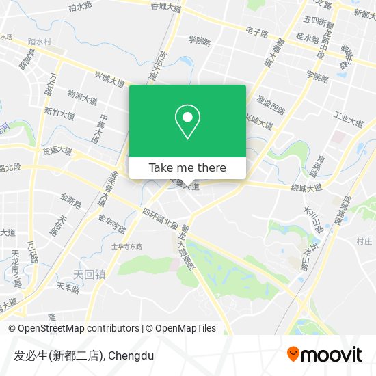 发必生(新都二店) map