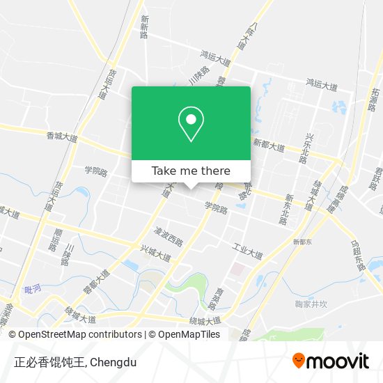 正必香馄饨王 map